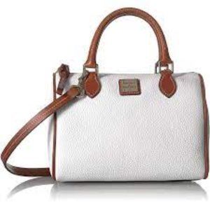 NWOT - Dooney & Bourke Pebble Trudy Satchel - White & Tan